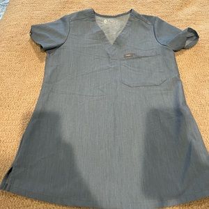 Figs Women’s XXS Heather Indigo Catarina Scrub Top